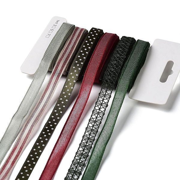 PandaHall 18 Yards 6 Styles Polyester Ribbon, for DIY Handmade Craft, Hair Bowknots and Gift Decoration, Green Color Palette, Dark Green..., Multicolor
PandaHall 18 Yards 6 Styles Polyester Ribbon, for DIY Handmade Craft, Hair Bowknots and Gift Decoration, Green Color Palette, Dark Green..., Multicolor