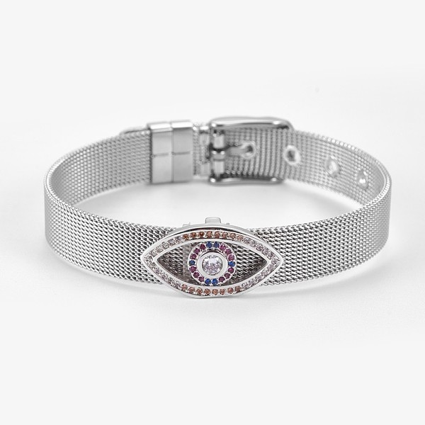 PandaHall Unisex 304 Stainless Steel Watch Band Wristband Bracelets, with Brass Micro Pave Cubic Zirconia Slider Charms, Evil Eye, Mixed...
PandaHall Unisex 304 Stainless Steel Watch Band Wristband Bracelets, with Brass Micro Pave Cubic Zirconia Slider Charms, Evil Eye, Mixed...