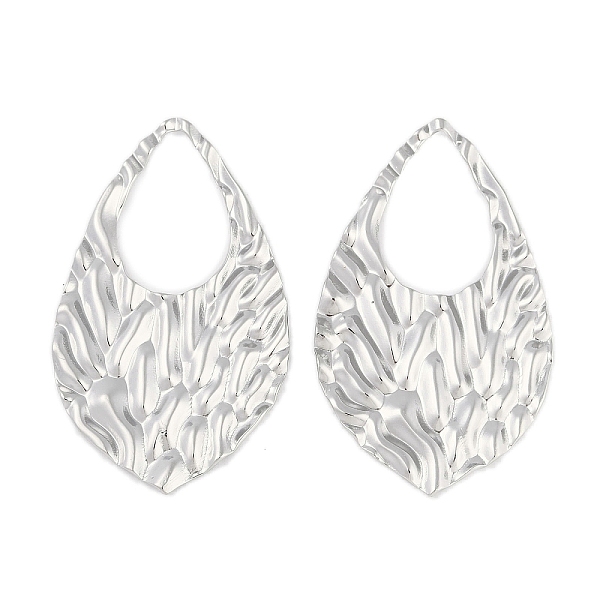 PandaHall 304 Stainless Steel Pendants, Textured Teardrop Charm, Stainless Steel Color, 49.5x30x2mm, Hole: 21.2x14.2mm 304 Stainless Steel...
PandaHall 304 Stainless Steel Pendants, Textured Teardrop Charm, Stainless Steel Color, 49.5x30x2mm, Hole: 21.2x14.2mm 304 Stainless Steel...