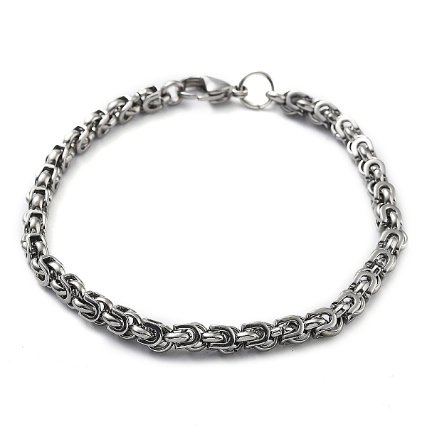 PandaHall 304 Stainless Steel Rope Chain Bracelet, Stainless Steel Color, 8-3/4 inch(22.1cm) 304 Stainless Steel
PandaHall 304 Stainless Steel Rope Chain Bracelet, Stainless Steel Color, 8-3/4 inch(22.1cm) 304 Stainless Steel