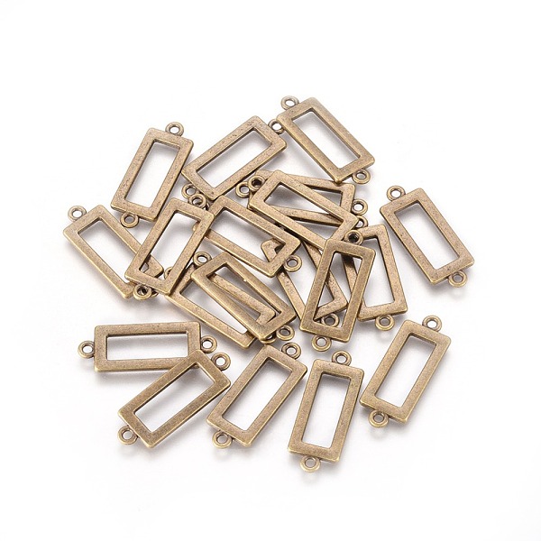 PandaHall Alloy Links connectors, Cadmium Free & Nickel Free & Lead Free, Rectangle, Antique Bronze, 30x11.5x2mm, Hole: 2mm Alloy Rectangle
PandaHall Alloy Links connectors, Cadmium Free & Nickel Free & Lead Free, Rectangle, Antique Bronze, 30x11.5x2mm, Hole: 2mm Alloy Rectangle