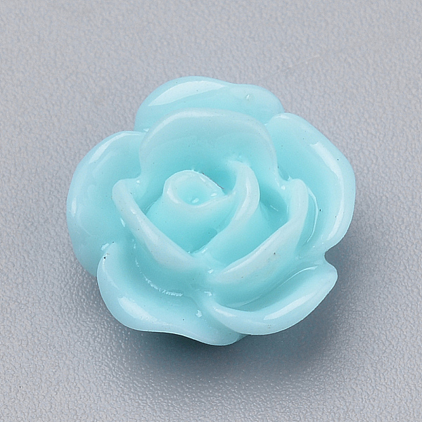 PandaHall Resin Cabochons, Rose Flower, Light Blue, 10x5mm, Bottom: 7~8mm Resin Flower Blue
PandaHall Resin Cabochons, Rose Flower, Light Blue, 10x5mm, Bottom: 7~8mm Resin Flower Blue
