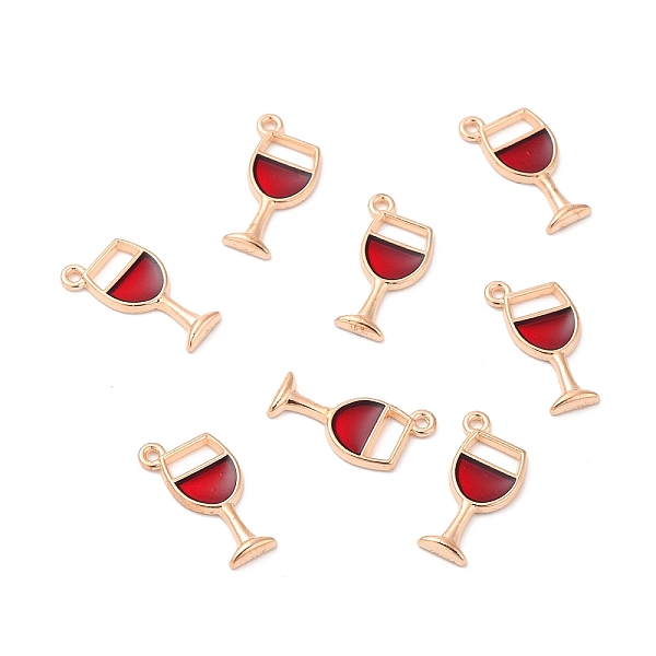 PandaHall Alloy Enamel Pendants, Wine Glass, Light Gold, Red, 20x8x2mm, Hole: 1mm Alloy+Enamel Red
PandaHall Alloy Enamel Pendants, Wine Glass, Light Gold, Red, 20x8x2mm, Hole: 1mm Alloy+Enamel Red