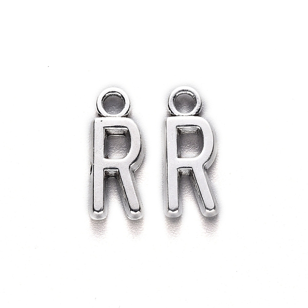 PandaHall Tibetan Style Alloy Pendants, Cadmium Free & Lead Free, Letter R, R: 16x6.5x2mm, Hole: 2mm, about 1230pcs/1000g Alloy Letter R
PandaHall Tibetan Style Alloy Pendants, Cadmium Free & Lead Free, Letter R, R: 16x6.5x2mm, Hole: 2mm, about 1230pcs/1000g Alloy Letter R