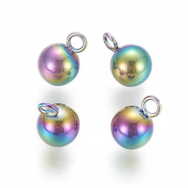 PandaHall Ion Plating(IP) 304 Stainless Steel Charms, Round, Rainbow Color, 9x6mm, Hole: 1.7mm 304 Stainless Steel Round
PandaHall Ion Plating(IP) 304 Stainless Steel Charms, Round, Rainbow Color, 9x6mm, Hole: 1.7mm 304 Stainless Steel Round