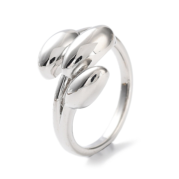 PandaHall Leaf Rack Plating Brass Cuff Rings, Long-Lasting Plated Open Ring for Women, Lead Free & Cadmium Free, Platinum, US Size 6 3/4...
PandaHall Leaf Rack Plating Brass Cuff Rings, Long-Lasting Plated Open Ring for Women, Lead Free & Cadmium Free, Platinum, US Size 6 3/4...