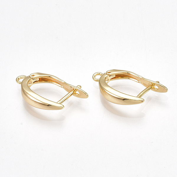 PandaHall Brass Hoop Earring Findings with Latch Back Closure, Nickel Free, Real 18K Gold Plated, 21x12x3.5mm, Hole: 1.5mm, Pin: 1mm Brass
PandaHall Brass Hoop Earring Findings with Latch Back Closure, Nickel Free, Real 18K Gold Plated, 21x12x3.5mm, Hole: 1.5mm, Pin: 1mm Brass