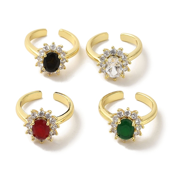 PandaHall Rack Plating Brass Micro Pave Cubic Zirconia Cuff Rings, Long-Lasting Plated, Lead Free & Cadmium Free, Flower, Mixed Color..., Multicolor
PandaHall Rack Plating Brass Micro Pave Cubic Zirconia Cuff Rings, Long-Lasting Plated, Lead Free & Cadmium Free, Flower, Mixed Color..., Multicolor