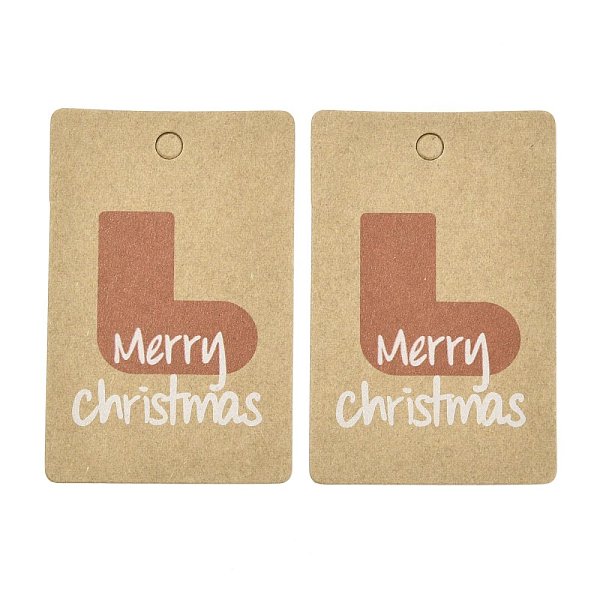 PandaHall Rectangle Paper Gift Tags, Hange Tags, For Arts and Crafts, with Christmas Themed Pattern, Christmas Sock Pattern, 5.5x3.6x0.04cm...
PandaHall Rectangle Paper Gift Tags, Hange Tags, For Arts and Crafts, with Christmas Themed Pattern, Christmas Sock Pattern, 5.5x3.6x0.04cm...