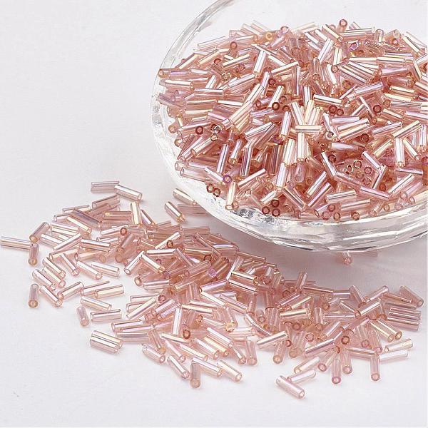 PandaHall Glass Bugle Beads, Transparent Colours Rainbow, Blanched Almond, 9x2mm, Hole: 0.5mm, about 7000pcs/bag Glass Orange
PandaHall Glass Bugle Beads, Transparent Colours Rainbow, Blanched Almond, 9x2mm, Hole: 0.5mm, about 7000pcs/bag Glass Orange