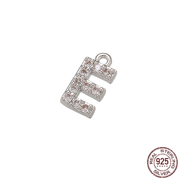 PandaHall Real Platinum Plated Rhodium Plated 925 Sterling Silver Micro Pave Clear Cubic Zirconia Charms, Initial Letter, Letter E...
PandaHall Real Platinum Plated Rhodium Plated 925 Sterling Silver Micro Pave Clear Cubic Zirconia Charms, Initial Letter, Letter E...