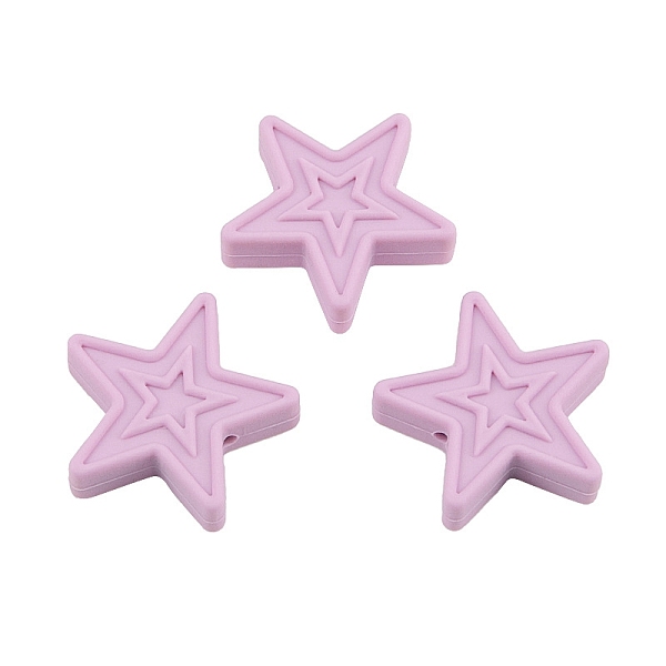 PandaHall Star Food Grade Silicone Beads, Silicone Teething Beads, Plum, 30x9mm Silicone Star Purple
PandaHall Star Food Grade Silicone Beads, Silicone Teething Beads, Plum, 30x9mm Silicone Star Purple