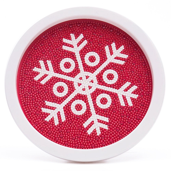 PandaHall DIY Christmas Theme Diamond Painting Kits For Kids, Snowflake Pattern Photo Frame Making, with Resin Rhinestones, Pen, Tray Plate..., Red
PandaHall DIY Christmas Theme Diamond Painting Kits For Kids, Snowflake Pattern Photo Frame Making, with Resin Rhinestones, Pen, Tray Plate..., Red