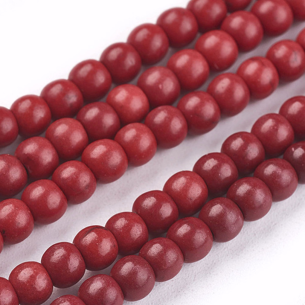 PandaHall 1 Strand Dyed Crimson Round Synthetic Turquoise Beads Strands, 4mm, Hole: 1mm, about 110pcs/strand, 15.6 inch Synthetic Turquoise..., Pink
PandaHall 1 Strand Dyed Crimson Round Synthetic Turquoise Beads Strands, 4mm, Hole: 1mm, about 110pcs/strand, 15.6 inch Synthetic Turquoise..., Pink