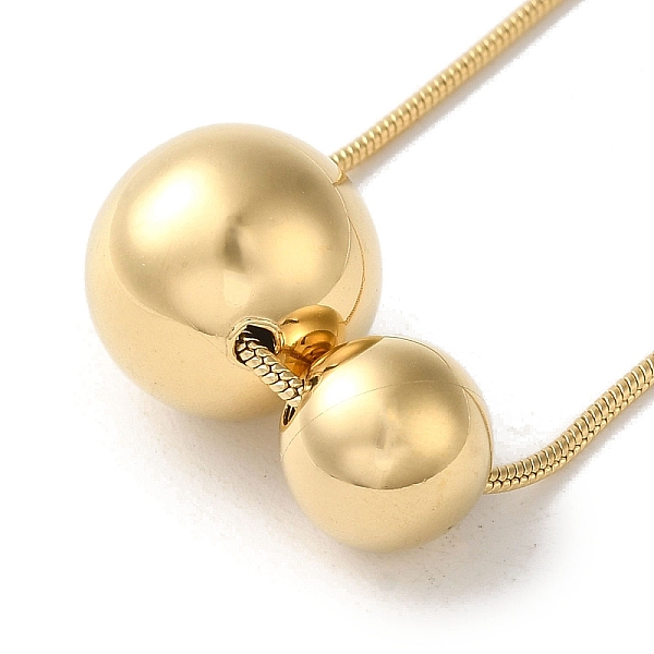 PandaHall Vacuum Plating 304 Stainless Steel Snake Chain Necklaces, Round Pendant Necklaces, Golden, 16.50 inch(41.9cm) 304 Stainless Steel...
PandaHall Vacuum Plating 304 Stainless Steel Snake Chain Necklaces, Round Pendant Necklaces, Golden, 16.50 inch(41.9cm) 304 Stainless Steel...