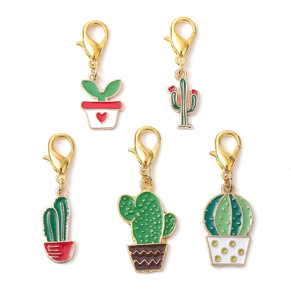 PandaHall Alloy Enamel Pendant Decorations, with Zinc Alloy Lobster Claw Clasps, Cactus, Mixed Color, 34~45mm, Cactus..., Multicolor
PandaHall Alloy Enamel Pendant Decorations, with Zinc Alloy Lobster Claw Clasps, Cactus, Mixed Color, 34~45mm, Cactus..., Multicolor