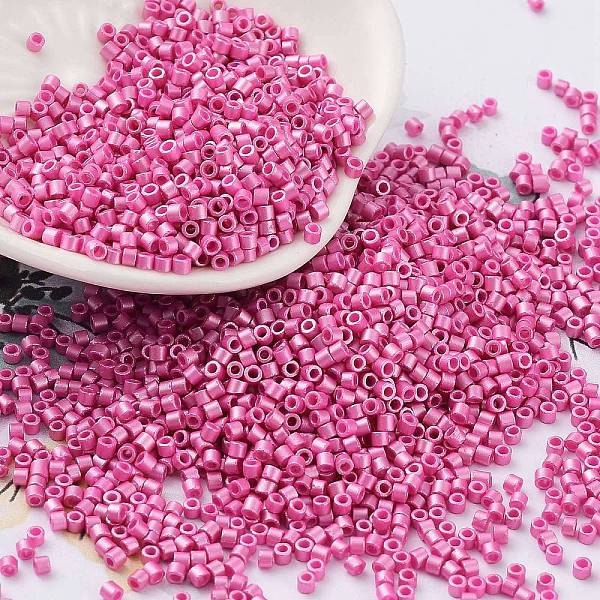 PandaHall Baking Paint Glass Seed Beads, Cylinder, Hot Pink, 2x1.5mm, Hole: 1mm, about 5599pcs/50g Glass
PandaHall Baking Paint Glass Seed Beads, Cylinder, Hot Pink, 2x1.5mm, Hole: 1mm, about 5599pcs/50g Glass