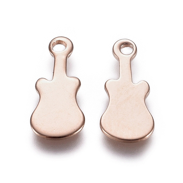 PandaHall 201 Stainless Steel Charms, Guitar, Stamping Blank Tag, Rose Gold, 14x6x0.7mm, Hole: 1.4mm 201 Stainless Steel Musical Instruments
PandaHall 201 Stainless Steel Charms, Guitar, Stamping Blank Tag, Rose Gold, 14x6x0.7mm, Hole: 1.4mm 201 Stainless Steel Musical Instruments