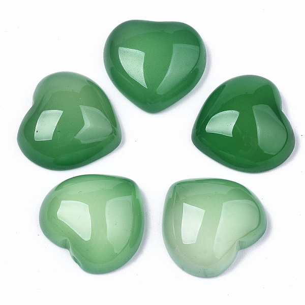 PandaHall Natural Green Agate Cabochons, Dyed & Heated, Heart, Green, 19x20x7mm Natural Agate Heart Green
PandaHall Natural Green Agate Cabochons, Dyed & Heated, Heart, Green, 19x20x7mm Natural Agate Heart Green