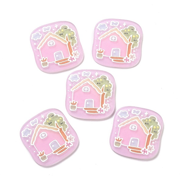 PandaHall Printed Acrylic Cabochons, Square with House Pattern, Pearl Pink, 34.5x33.5x2.2mm Acrylic Square
PandaHall Printed Acrylic Cabochons, Square with House Pattern, Pearl Pink, 34.5x33.5x2.2mm Acrylic Square