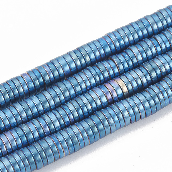 PandaHall Electroplate Non-magnetic Synthetic Hematite Beads Strands, Heishi Beads, Disc/Flat Round, Blue Plated, 4x1mm, Hole: 1mm, about...
PandaHall Electroplate Non-magnetic Synthetic Hematite Beads Strands, Heishi Beads, Disc/Flat Round, Blue Plated, 4x1mm, Hole: 1mm, about...