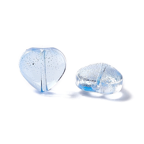 PandaHall Electroplate Transparent Glass Bead, with Glitter Gold Powder, Heart, Light Sky Blue, 10x10x5mm, Hole: 1mm Glass Heart
PandaHall Electroplate Transparent Glass Bead, with Glitter Gold Powder, Heart, Light Sky Blue, 10x10x5mm, Hole: 1mm Glass Heart