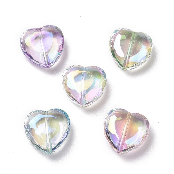 PandaHall UV Plating Rainbow Iridescent Acrylic Beads, Heart, Mixed Color, 22x22x9mm, Hole: 1.6mm Acrylic Heart Multicolor
PandaHall UV Plating Rainbow Iridescent Acrylic Beads, Heart, Mixed Color, 22x22x9mm, Hole: 1.6mm Acrylic Heart Multicolor