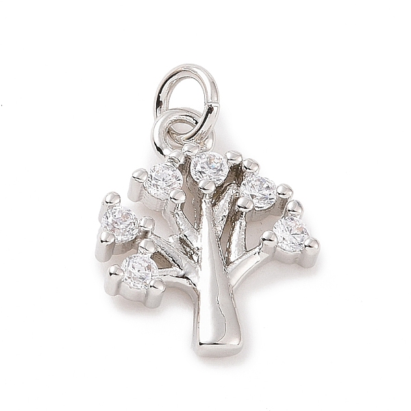 PandaHall Brass Micro Pave Cubic Zirconia Pendants, with Jump Ring, Tree Charm, Platinum, 15x12x3mm, Hole: 2.8mm Brass+Cubic Zirconia Tree..., Clear
PandaHall Brass Micro Pave Cubic Zirconia Pendants, with Jump Ring, Tree Charm, Platinum, 15x12x3mm, Hole: 2.8mm Brass+Cubic Zirconia Tree..., Clear