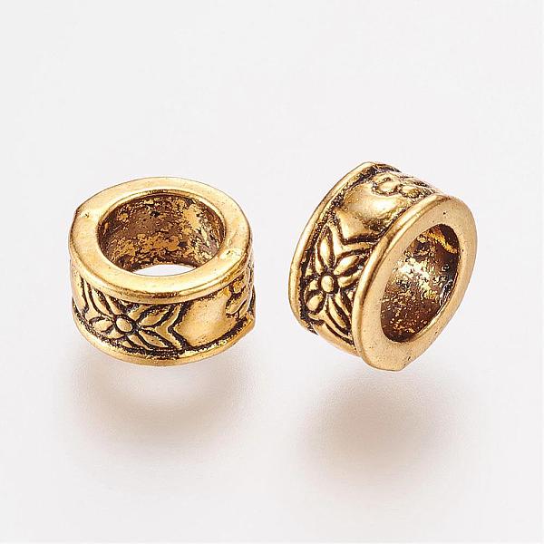 PandaHall Tibetan Style Alloy European Beads, Ring, Antique Golden, 8x4.5mm, Hole: 5mm Alloy Ring
PandaHall Tibetan Style Alloy European Beads, Ring, Antique Golden, 8x4.5mm, Hole: 5mm Alloy Ring