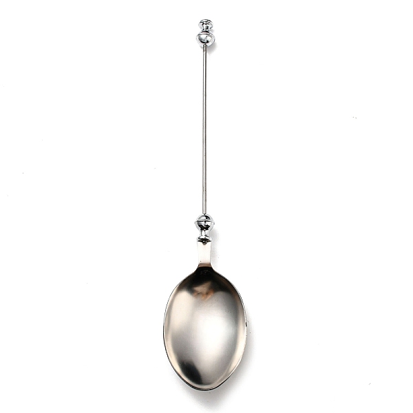 PandaHall 201 Stainless Steel Tableware, Beadable Flatware, with Alloy Findings, Spoon, Stainless Steel Color, 292x58x16mm 201 Stainless...
PandaHall 201 Stainless Steel Tableware, Beadable Flatware, with Alloy Findings, Spoon, Stainless Steel Color, 292x58x16mm 201 Stainless...