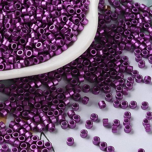 PandaHall Baking Paint Glass Seed Beads, Cylinder, Purple, 2.5x2mm, Hole: 1.4mm, about 5039pcs/50g Glass Purple
PandaHall Baking Paint Glass Seed Beads, Cylinder, Purple, 2.5x2mm, Hole: 1.4mm, about 5039pcs/50g Glass Purple