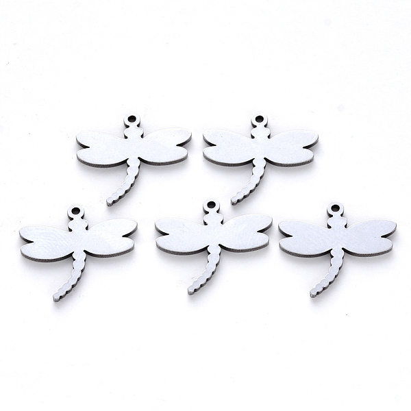 PandaHall 304 Stainless Steel Pendants, Laser Cut, Dragonfly, Stainless Steel Color, 16x17x1mm, Hole: 1.2mm 304 Stainless Steel Dragonfly
PandaHall 304 Stainless Steel Pendants, Laser Cut, Dragonfly, Stainless Steel Color, 16x17x1mm, Hole: 1.2mm 304 Stainless Steel Dragonfly