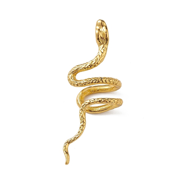 PandaHall Alloy Snake Cuff Earrings, Climber Wrap Around Non Piercing Earrings for Women, Golden, 42x19x11.5mm Alloy
PandaHall Alloy Snake Cuff Earrings, Climber Wrap Around Non Piercing Earrings for Women, Golden, 42x19x11.5mm Alloy