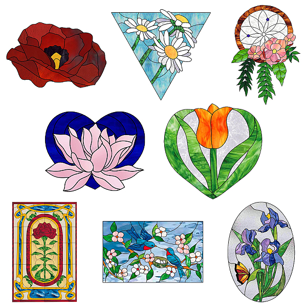 PandaHall CREATCABIN 8Pcs Flowers Window Stickers Static Cling Glass Sticker Double-Sided Decals Decor PVC Art for Home Nursery Bedroom...
PandaHall CREATCABIN 8Pcs Flowers Window Stickers Static Cling Glass Sticker Double-Sided Decals Decor PVC Art for Home Nursery Bedroom...