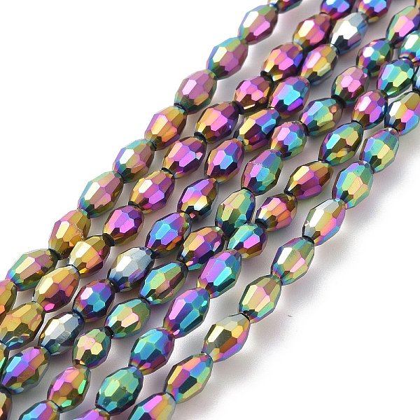 PandaHall Electroplate Glass Beads Strands, Full Multi-color Plated, Faceted, Oval, Colorful, 6x4mm, Hole: 1mm, about 65pcs/strand, 16 inch...
PandaHall Electroplate Glass Beads Strands, Full Multi-color Plated, Faceted, Oval, Colorful, 6x4mm, Hole: 1mm, about 65pcs/strand, 16 inch...