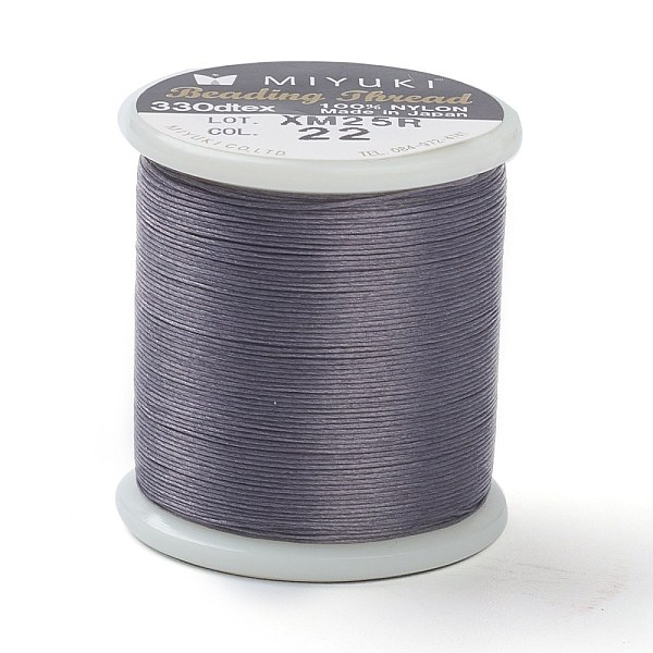 PandaHall MIYUKI Beading Nylon Thread B, 330 DTEX/0.203mm/0.008", for Seed Beads, #22, Slate Gray, 0.16mm, 55 yards(50 meters)/roll Nylon
PandaHall MIYUKI Beading Nylon Thread B, 330 DTEX/0.203mm/0.008", for Seed Beads, #22, Slate Gray, 0.16mm, 55 yards(50 meters)/roll Nylon