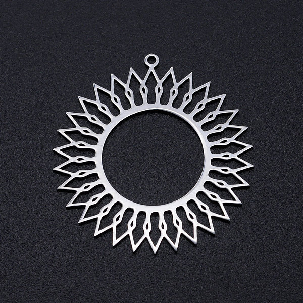 PandaHall 201 Stainless Steel Filigree Charms, Flower, Stainless Steel Color, 39x37x1mm, Hole: 1.6mm 201 Stainless Steel Flower
PandaHall 201 Stainless Steel Filigree Charms, Flower, Stainless Steel Color, 39x37x1mm, Hole: 1.6mm 201 Stainless Steel Flower