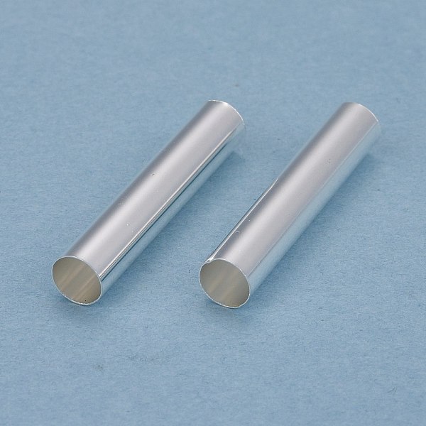PandaHall Brass Tube Beads, Long-Lasting Plated, Tube, 925 Sterling Silver Plated, 24.5x5mm, Hole: 4.5mm Brass Tube
PandaHall Brass Tube Beads, Long-Lasting Plated, Tube, 925 Sterling Silver Plated, 24.5x5mm, Hole: 4.5mm Brass Tube