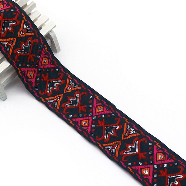 PandaHall Flat Ethnic Style Embroidery Polyester Ribbons, Jacquard Ribbon, Garment Accessories, FireBrick, 2 inch(50mm), about 7.66 Yards..., Red
PandaHall Flat Ethnic Style Embroidery Polyester Ribbons, Jacquard Ribbon, Garment Accessories, FireBrick, 2 inch(50mm), about 7.66 Yards..., Red