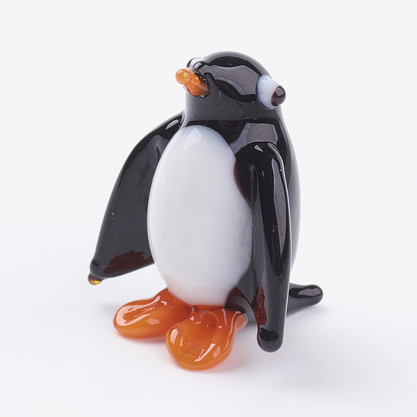PandaHall Home Decorations, Handmade Lampwork Display Decorations, Penguin, Black and White, 18x20x22mm Lampwork Penguin Black
PandaHall Home Decorations, Handmade Lampwork Display Decorations, Penguin, Black and White, 18x20x22mm Lampwork Penguin Black