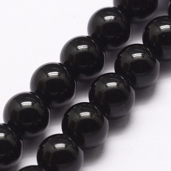 PandaHall Natural Black Onyx Beads Strands, Dyed, Round, Black, 6mm, Hole: 1mm, about 32pcs/strand, 7.5 inch Black Onyx Round Black
PandaHall Natural Black Onyx Beads Strands, Dyed, Round, Black, 6mm, Hole: 1mm, about 32pcs/strand, 7.5 inch Black Onyx Round Black