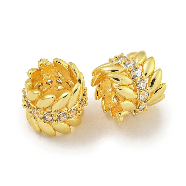 PandaHall Rack Plating Brass Micro Pave Clear Cubic Zirconia European Beads, Large Hole Beads, Long-Lasting Plated, Lead Free & Cadmium Free...
PandaHall Rack Plating Brass Micro Pave Clear Cubic Zirconia European Beads, Large Hole Beads, Long-Lasting Plated, Lead Free & Cadmium Free...