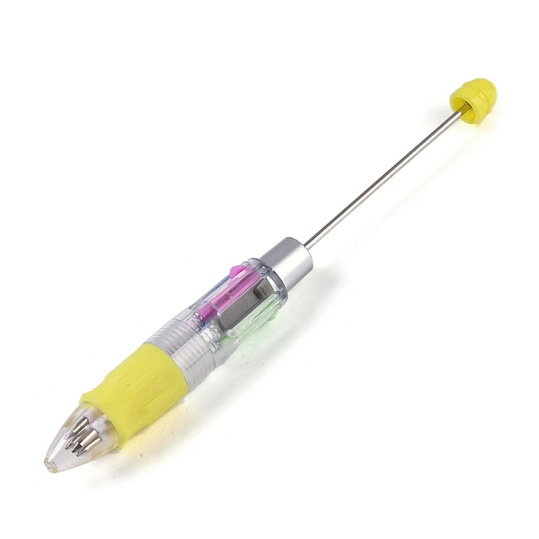 PandaHall Beadable Pen, Plastic Multicolor Retractable Ball-Point Pen, for DIY Personalized Pen with Jewelry Beads, Yellow, 148~152x14.5mm...
PandaHall Beadable Pen, Plastic Multicolor Retractable Ball-Point Pen, for DIY Personalized Pen with Jewelry Beads, Yellow, 148~152x14.5mm...