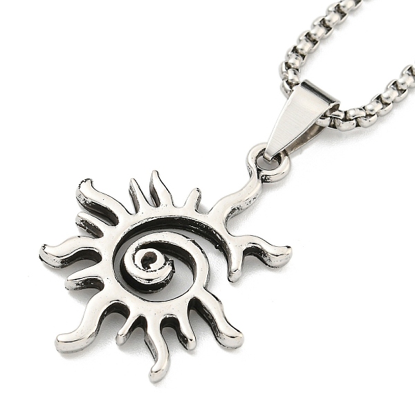 PandaHall Alloy Pendant Necklace, Stainless Steel Box Chain Necklaces for Men, Sun, 23.23 inch(59cm) Stainless Steel Sun
PandaHall Alloy Pendant Necklace, Stainless Steel Box Chain Necklaces for Men, Sun, 23.23 inch(59cm) Stainless Steel Sun