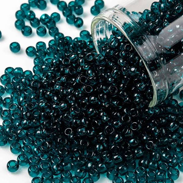 PandaHall TOHO Round Seed Beads, Japanese Seed Beads, (7BD) Transparent Capri Blue, 8/0, 3mm, Hole: 1mm, about 222pcs/bottle, 10g/bottle..., Cyan
PandaHall TOHO Round Seed Beads, Japanese Seed Beads, (7BD) Transparent Capri Blue, 8/0, 3mm, Hole: 1mm, about 222pcs/bottle, 10g/bottle..., Cyan