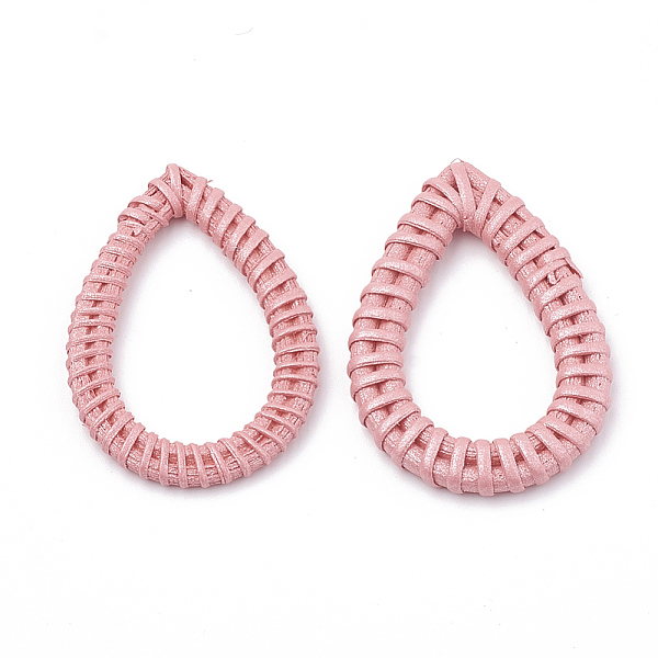 PandaHall Handmade Spray Painted Reed Cane/Rattan Woven Linking Rings, For Making Straw Earrings and Necklaces, Dyed, Pearlized Effect..., Pink
PandaHall Handmade Spray Painted Reed Cane/Rattan Woven Linking Rings, For Making Straw Earrings and Necklaces, Dyed, Pearlized Effect..., Pink