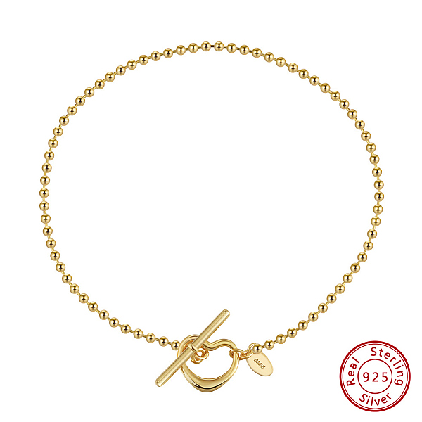 PandaHall 925 Sterling Silver Anklet, Ball Chains, Heart , Real 14K Gold Plated, 9-1/8 inch(23cm) Sterling Silver Heart
PandaHall 925 Sterling Silver Anklet, Ball Chains, Heart , Real 14K Gold Plated, 9-1/8 inch(23cm) Sterling Silver Heart