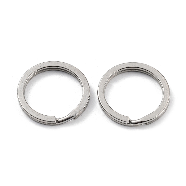 PandaHall 304 Stainless Steel Split Key Rings, Keychain Clasp Findings, Stainless Steel Color, 25x2.5mm, Single Wire: 1.25mm 304 Stainless...
PandaHall 304 Stainless Steel Split Key Rings, Keychain Clasp Findings, Stainless Steel Color, 25x2.5mm, Single Wire: 1.25mm 304 Stainless...