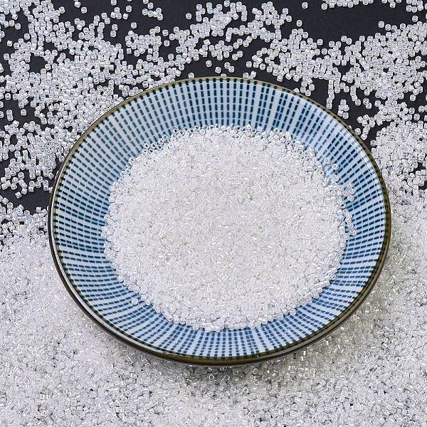 PandaHall MIYUKI Delica Beads, Cylinder, Japanese Seed Beads, 11/0, (DB0052) Pale Peach Lined Crystal AB, 1.3x1.6mm, Hole: 0.8mm, about..., Clear
PandaHall MIYUKI Delica Beads, Cylinder, Japanese Seed Beads, 11/0, (DB0052) Pale Peach Lined Crystal AB, 1.3x1.6mm, Hole: 0.8mm, about..., Clear