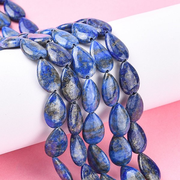 PandaHall Natural Lapis Lazuli Beads Strands, Teardrop, 15x10x4mm, Hole: 0.5mm, about 26pcs/strand, 15.35''(39cm) Lapis Lazuli Teardrop
PandaHall Natural Lapis Lazuli Beads Strands, Teardrop, 15x10x4mm, Hole: 0.5mm, about 26pcs/strand, 15.35''(39cm) Lapis Lazuli Teardrop